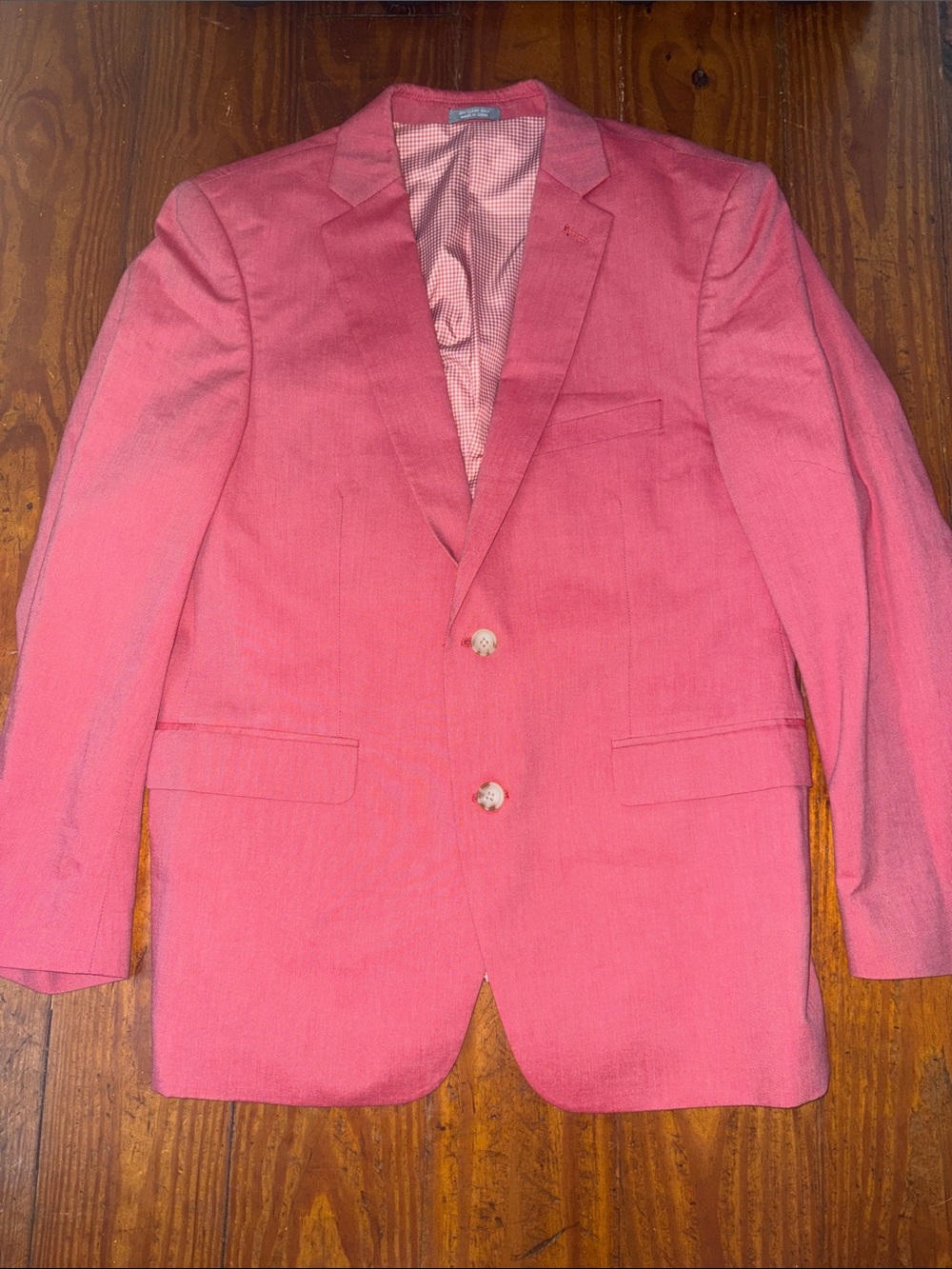 Architect Red/Pink Two-Button Men's Blazer